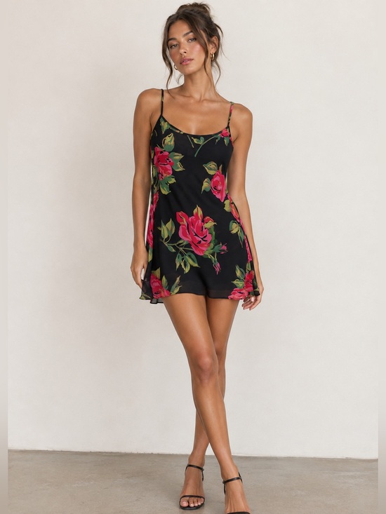 Vintage Other - Vintage Laura Ashley 100% Silk Floral Slip Dress – Size 4